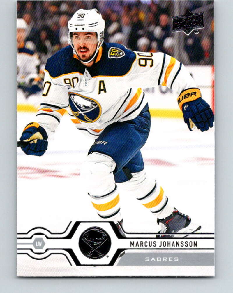 2019-20 Upper Deck #268 Marcus Johansson Mint Buffalo Sabres Image 1