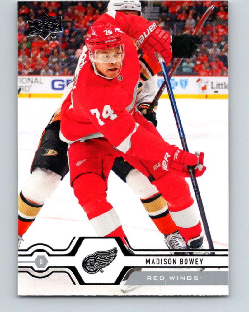 2019-20 Upper Deck #279 Madison Bowey Mint Detroit Red Wings Image 1