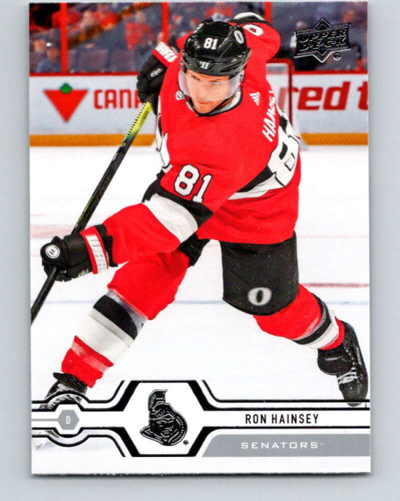 2019-20 Upper Deck #285 Ron Hainsey Mint Ottawa Senators Image 1