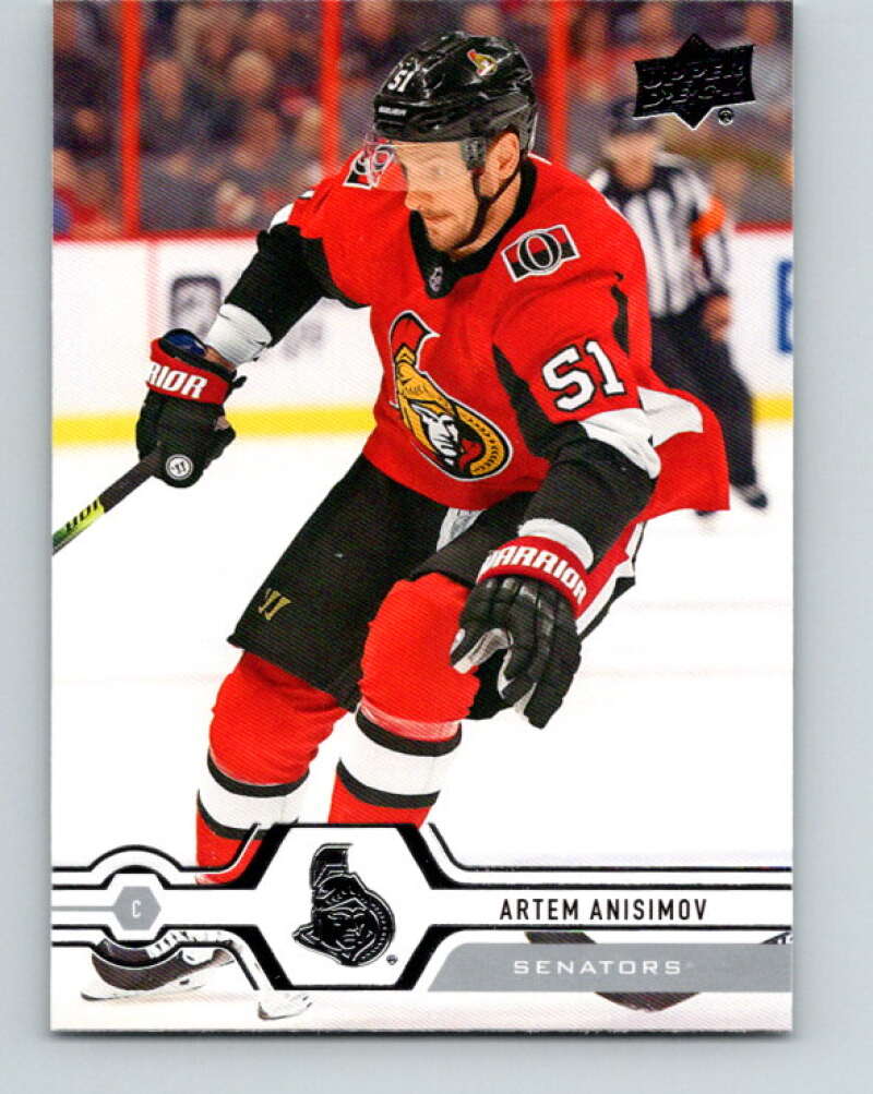 2019-20 Upper Deck #286 Artem Anisimov Mint Ottawa Senators Image 1