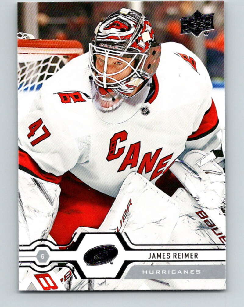 2019-20 Upper Deck #306 James Reimer Mint Carolina Hurricanes Image 1