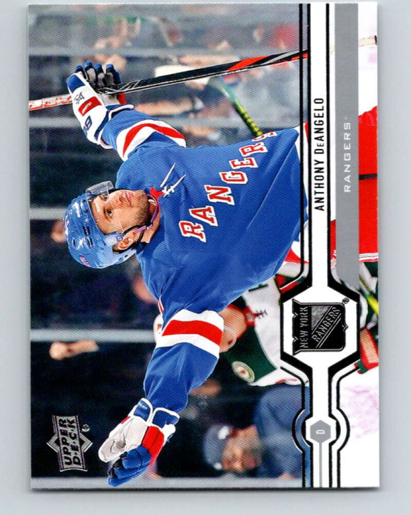 2019-20 Upper Deck #341 Anthony DeAngelo Mint New York Rangers Image 1