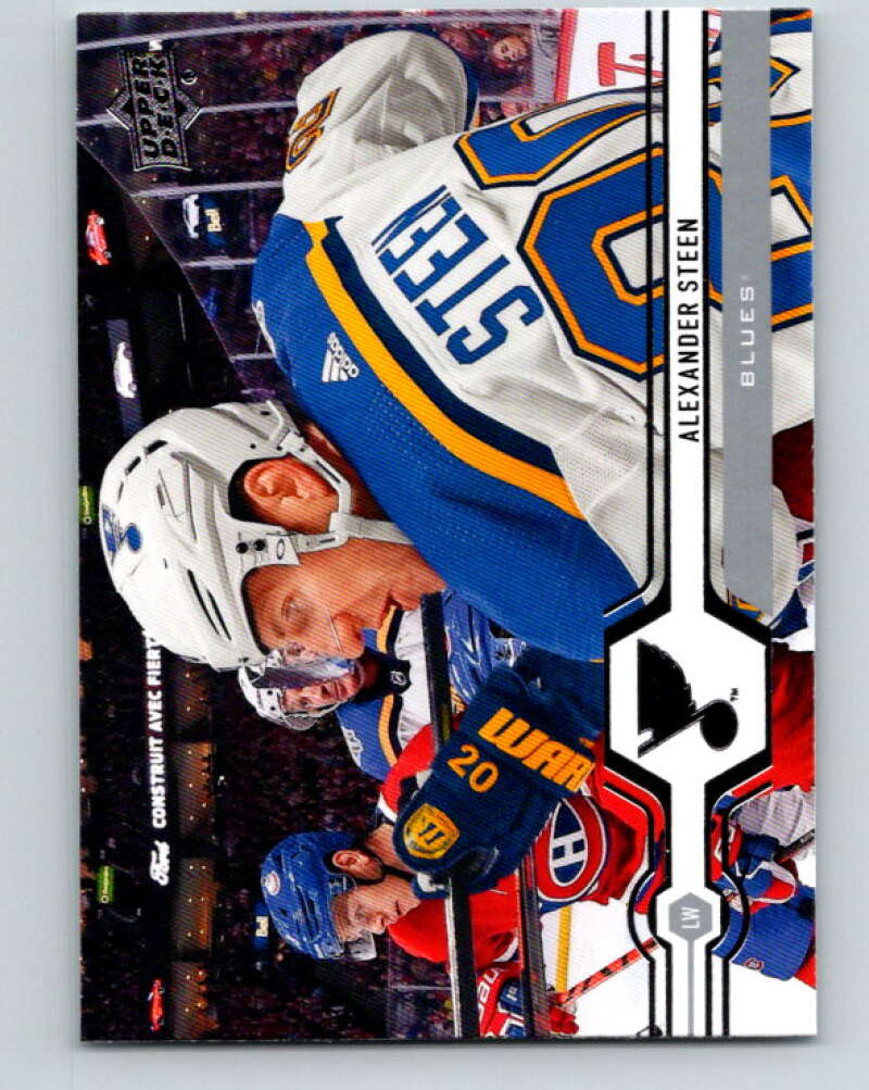 2019-20 Upper Deck #369 Alexander Steen Mint St. Louis Blues Image 1