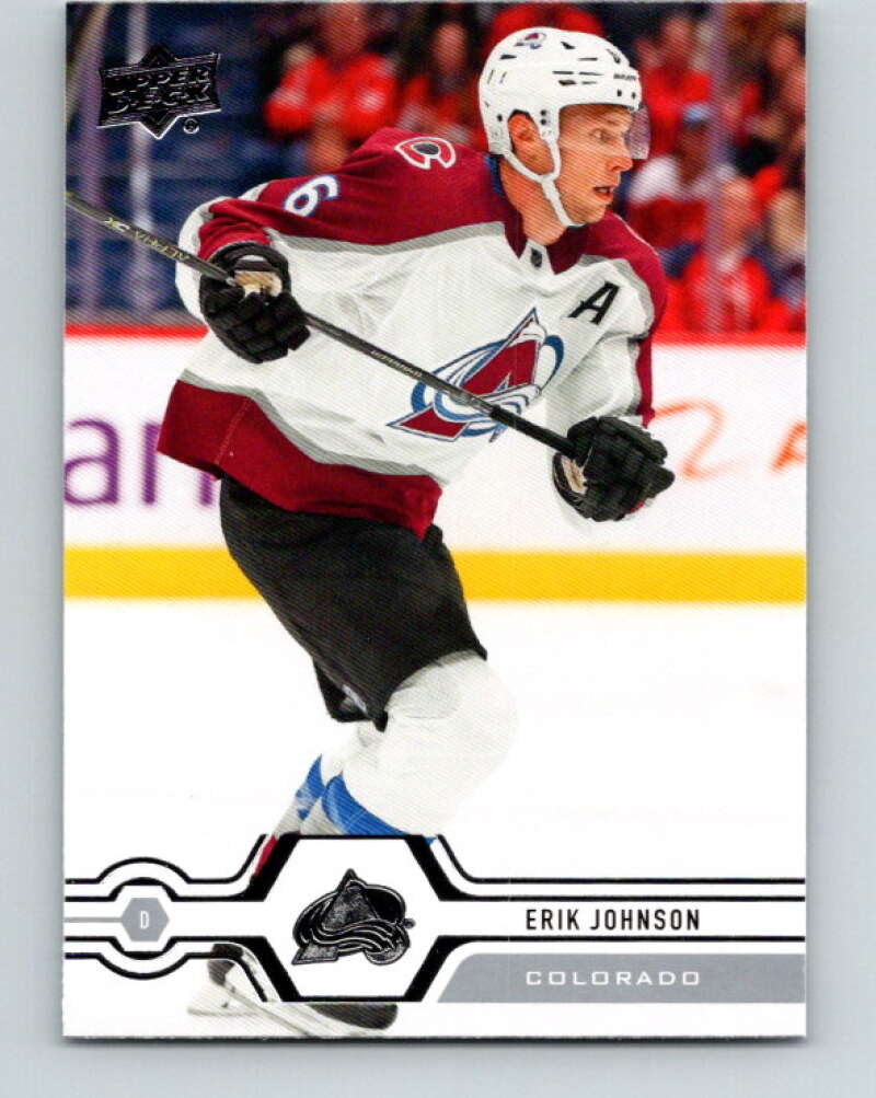 2019-20 Upper Deck #385 Erik Johnson Mint Colorado Avalanche Image 1