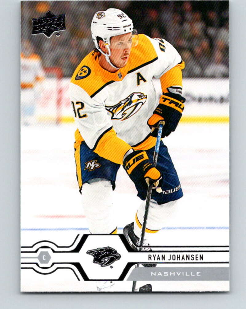 2019-20 Upper Deck #388 Ryan Johansen Mint Nashville Predators Image 1