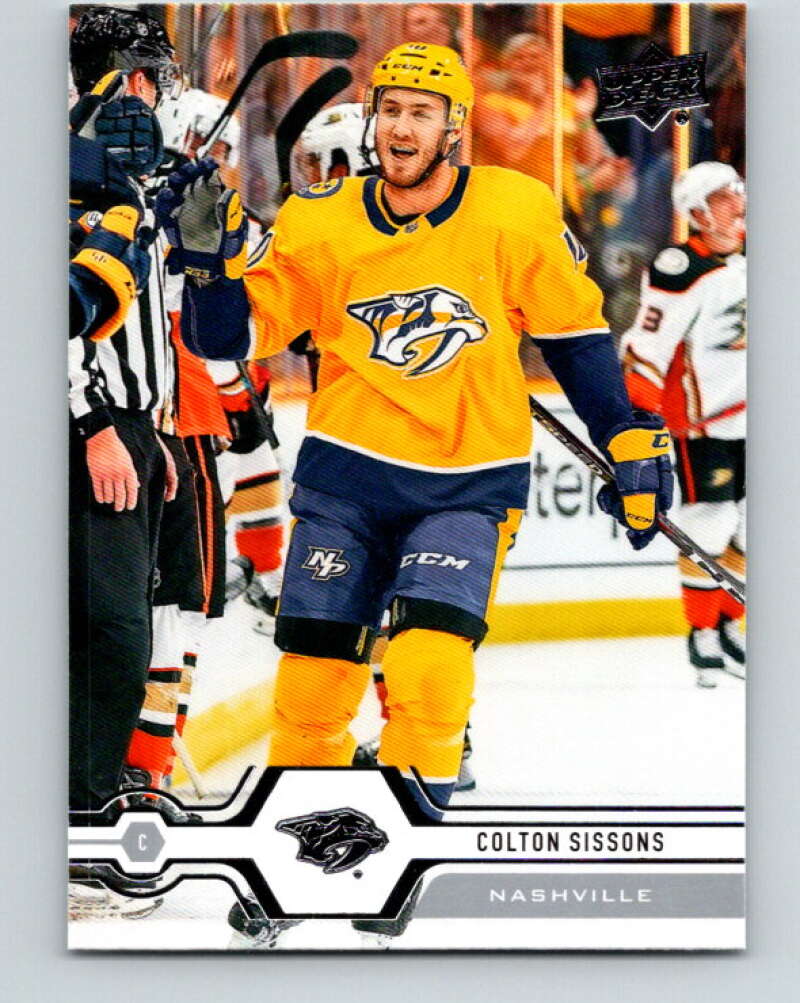 2019-20 Upper Deck #391 Colton Sissons Mint Nashville Predators Image 1