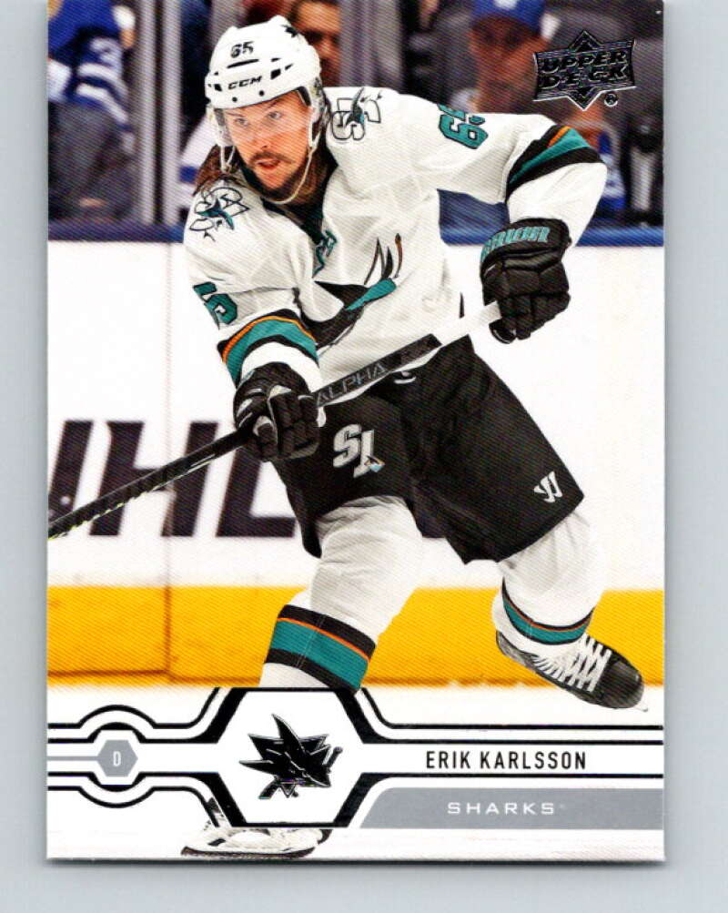 2019-20 Upper Deck #411 Erik Karlsson Mint San Jose Sharks Image 1