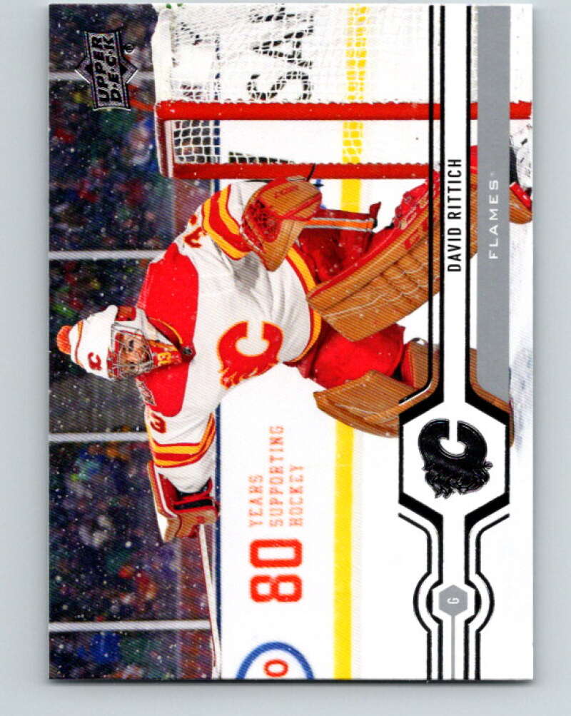 2019-20 Upper Deck #431 David Rittich Mint Calgary Flames Image 1