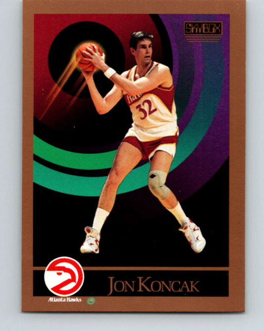 1990-91 SkyBox #3 Jon Koncak Mint Atlanta Hawks  Image 1
