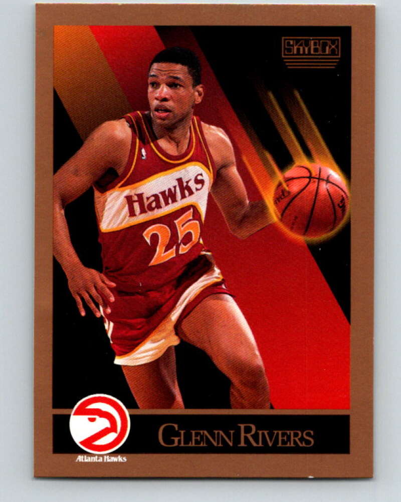 1990-91 SkyBox #7 Doc Rivers Mint Atlanta Hawks  Image 1