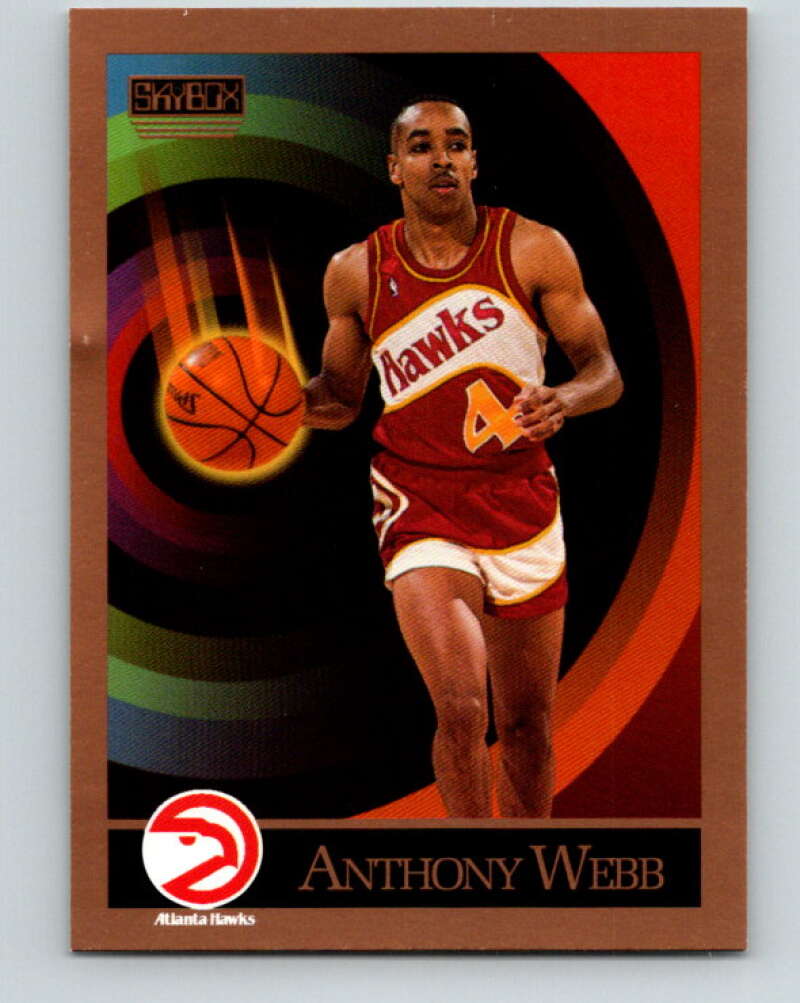 1990-91 SkyBox #10 Spud Webb Mint Atlanta Hawks Image 1