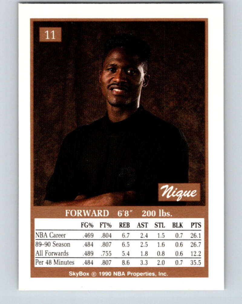 1990-91 SkyBox #11 Dominique Wilkins Mint Atlanta Hawks Image 2