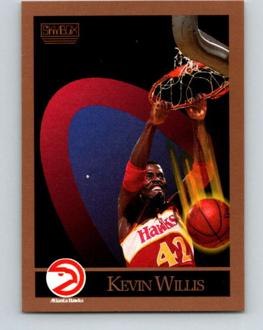 1990-91 SkyBox #12 Kevin Willis Mint Atlanta Hawks  Image 1