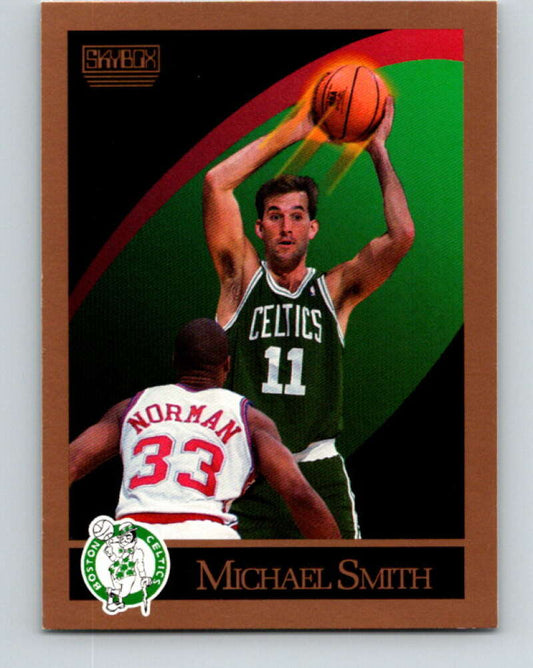 1990-91 SkyBox #24 Michael Smith Mint Boston Celtics  Image 1