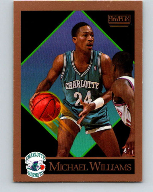 1990-91 SkyBox #36 Micheal Williams UER Mint SP Charlotte Hornets  Image 1