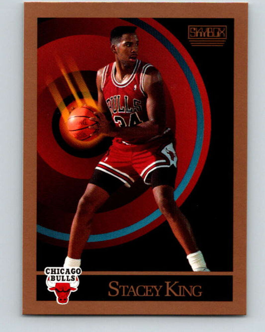 1990-91 SkyBox #42 Stacey King Mint RC Rookie Chicago Bulls  Image 1
