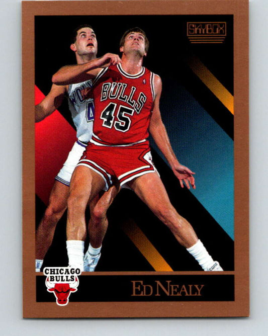 1990-91 SkyBox #43 Ed Nealy Mint SP Chicago Bulls  Image 1