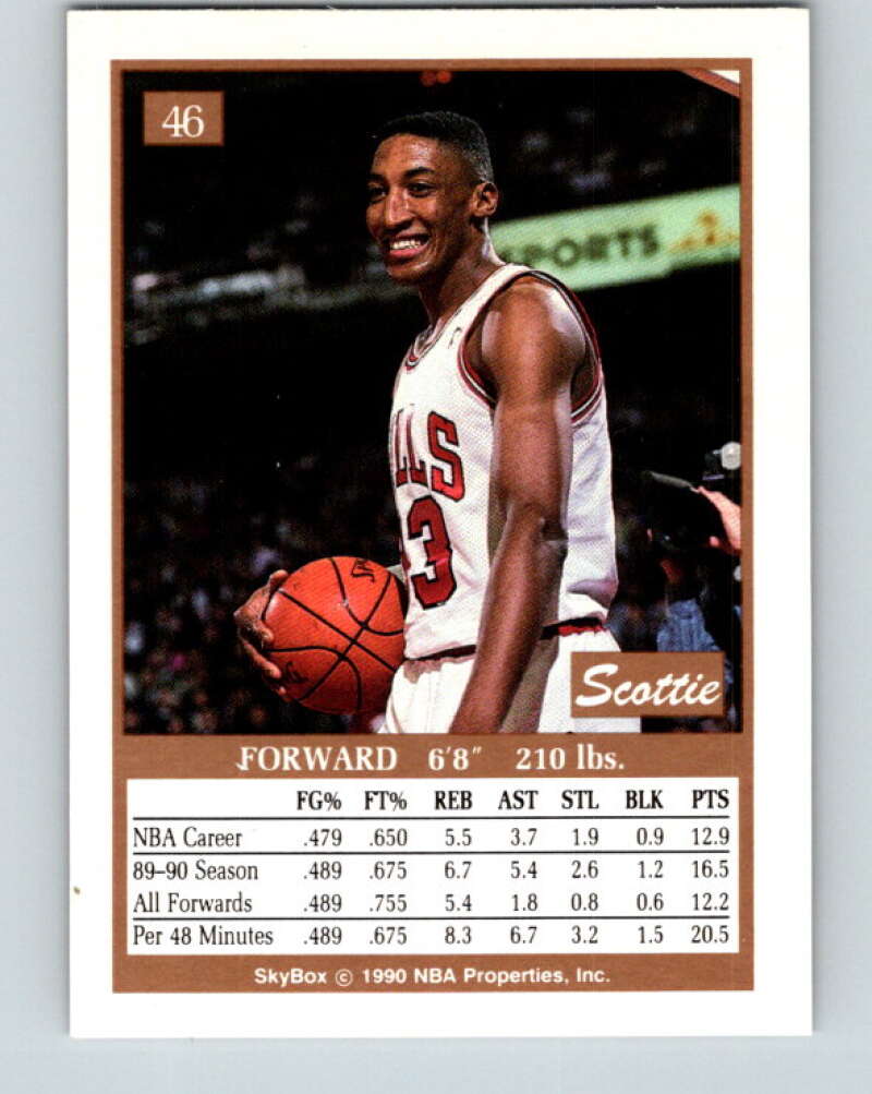 1990-91 SkyBox #46 Scottie Pippen Mint Chicago Bulls