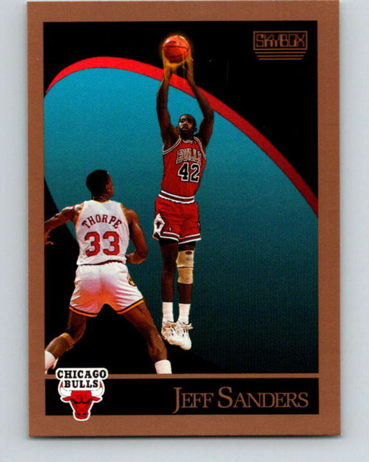 1990-91 SkyBox #47 Jeff Sanders Mint RC Rookie SP Chicago Bulls
