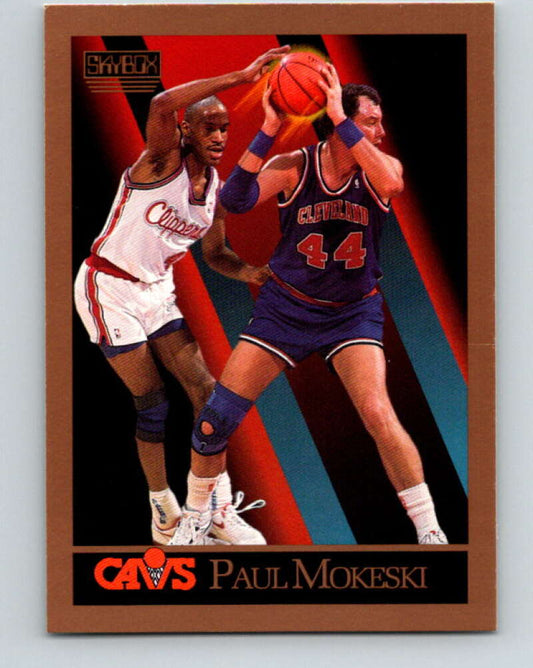 1990-91 SkyBox #53 Paul Mokeski Mint SP Cleveland Cavaliers  Image 1