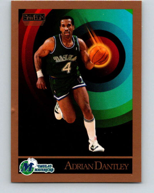 1990-91 SkyBox #61 Adrian Dantley Mint SP Dallas Mavericks  Image 1
