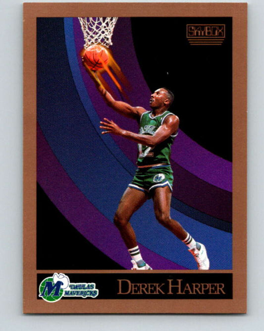 1990-91 SkyBox #64 Derek Harper Mint Dallas Mavericks  Image 1