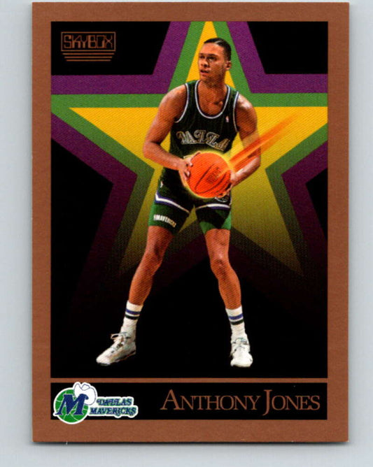 1990-91 SkyBox #65 Anthony Jones Mint SP Dallas Mavericks  Image 1