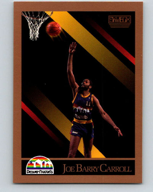 1990-91 SkyBox #72 Joe Barry Carroll Mint SP Denver Nuggets  Image 1