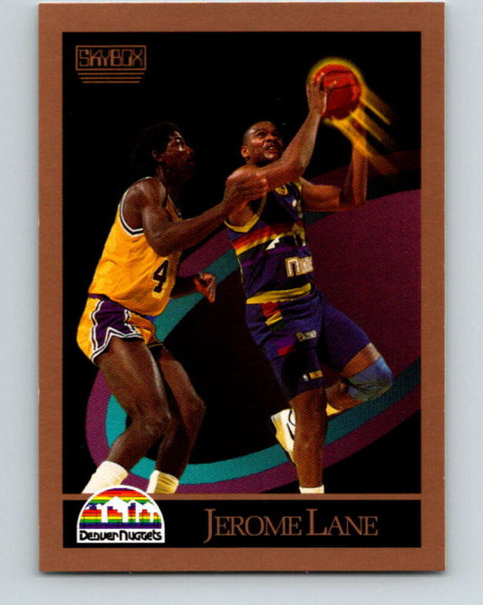 1990-91 SkyBox #77 Jerome Lane Mint Denver Nuggets  Image 1
