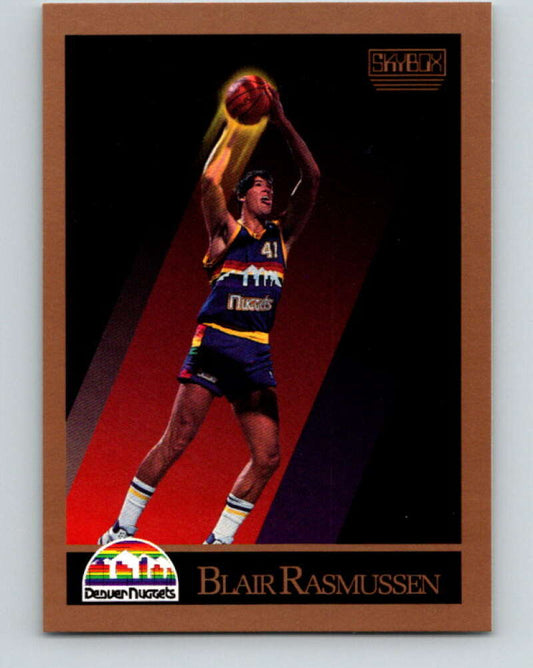 1990-91 SkyBox #80 Blair Rasmussen Mint Denver Nuggets  Image 1