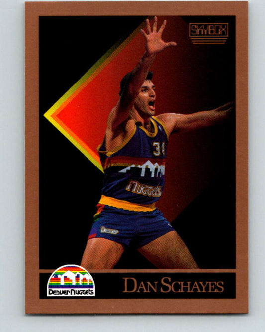 1990-91 SkyBox #81 Danny Schayes Mint SP Denver Nuggets  Image 1