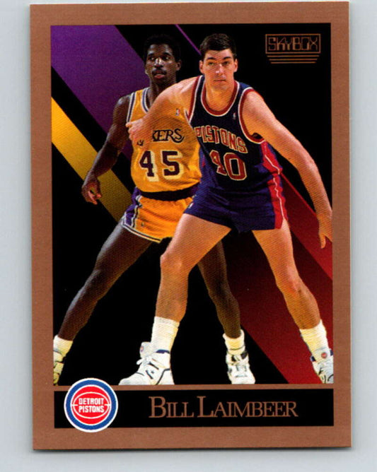 1990-91 SkyBox #90 Bill Laimbeer Mint Detroit Pistons  Image 1