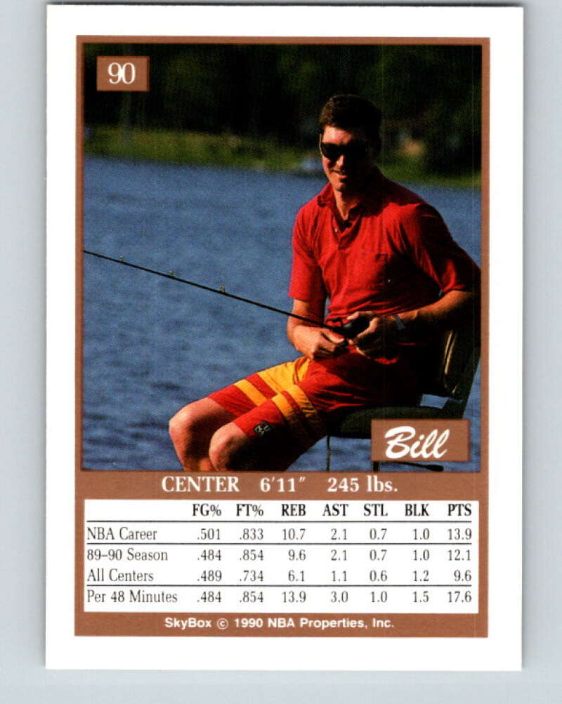 1990-91 SkyBox #90 Bill Laimbeer Mint Detroit Pistons Image 2