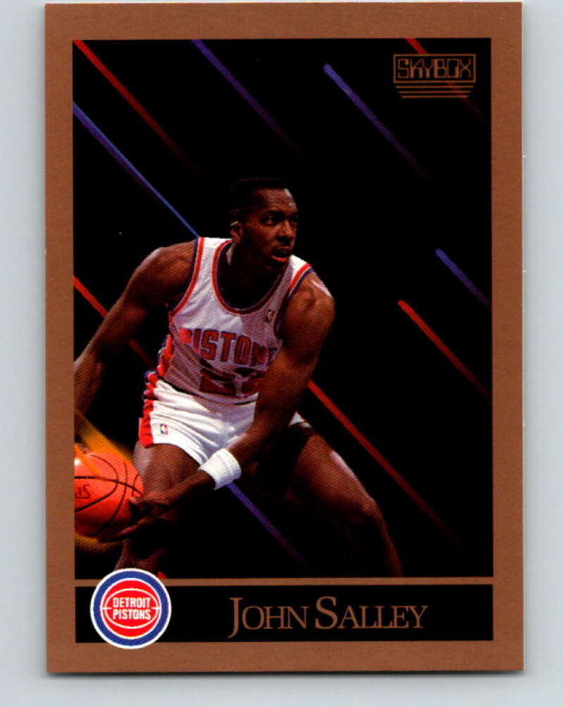 1990-91 SkyBox #92 John Salley Mint Detroit Pistons Image 1