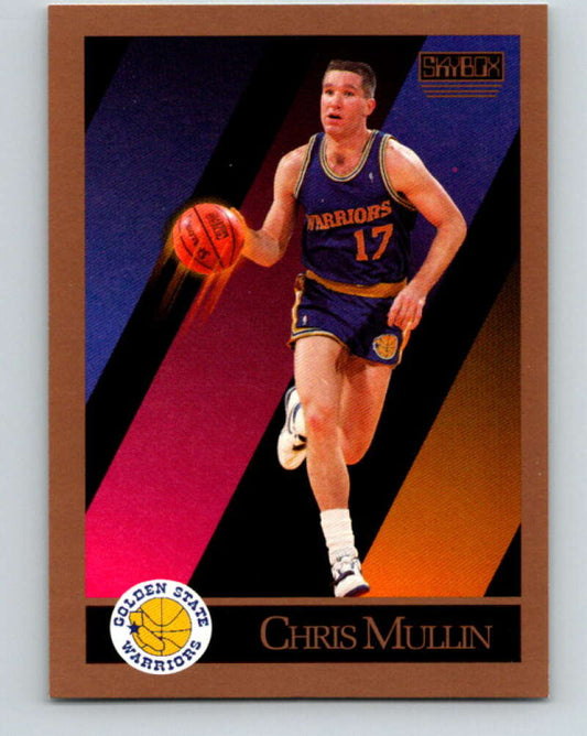 1990-91 SkyBox #98 Chris Mullin Mint Golden State Warriors  Image 1
