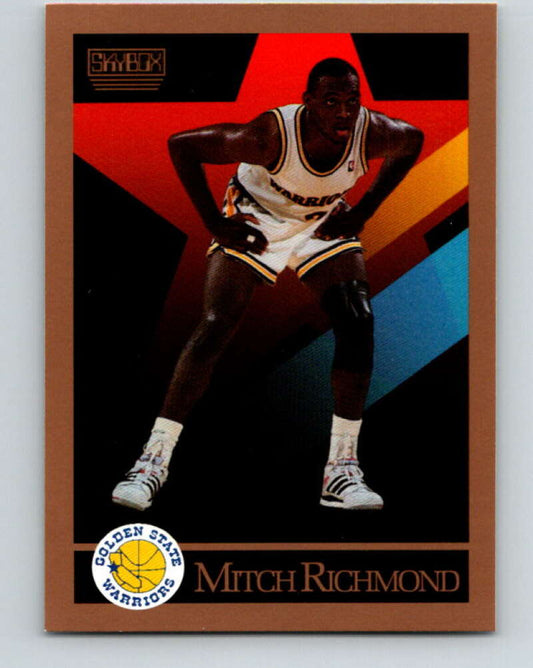 1990-91 SkyBox #100 Mitch Richmond Mint Golden State Warriors  Image 1