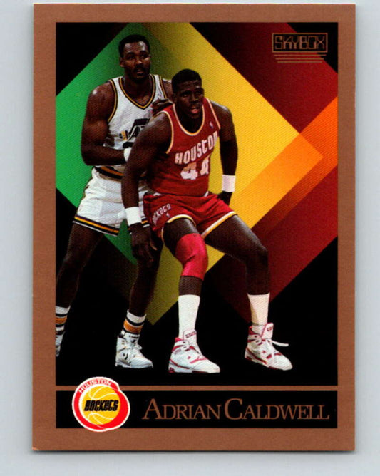 1990-91 SkyBox #106 Adrian Caldwell Mint Houston Rockets  Image 1