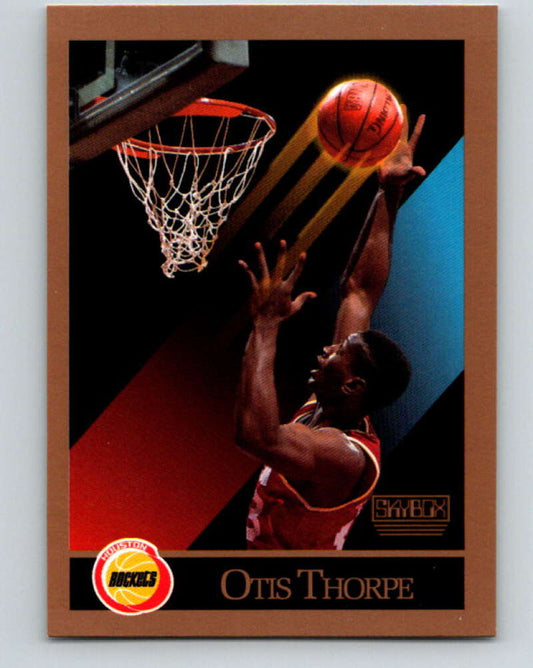 1990-91 SkyBox #112a Otis Thorpe ERR Mint Houston Rockets  Image 1