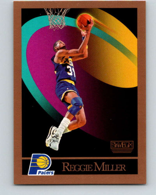 1990-91 SkyBox #117 Reggie Miller Mint Indiana Pacers  Image 1