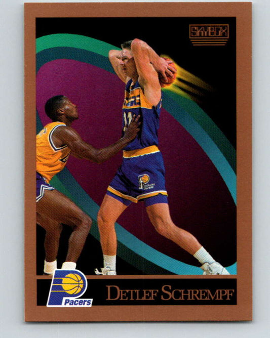 1990-91 SkyBox #121 Detlef Schrempf Mint Indiana Pacers  Image 1