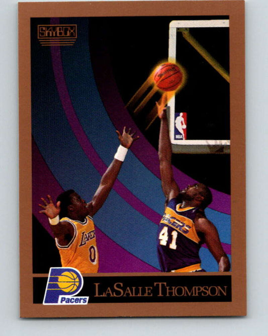 1990-91 SkyBox #123 LaSalle Thompson Mint Indiana Pacers  Image 1