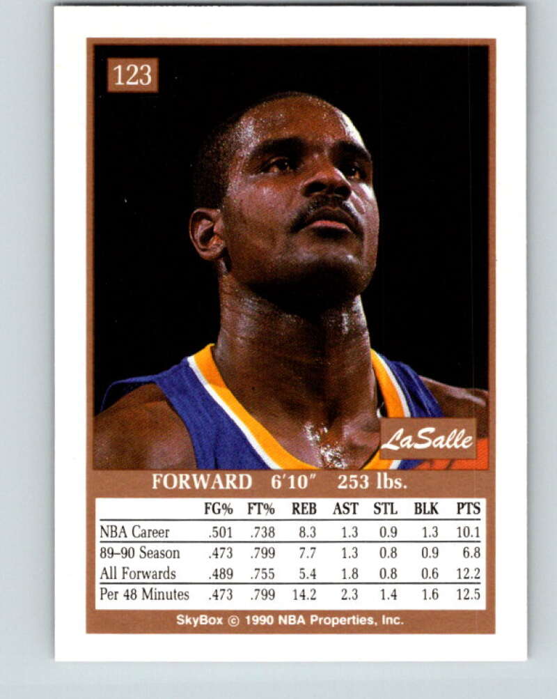 1990-91 SkyBox #123 LaSalle Thompson Mint Indiana Pacers Image 2