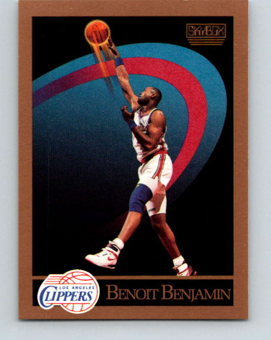 1990-91 SkyBox #124 Benoit Benjamin Mint Los Angeles Clippers  Image 1