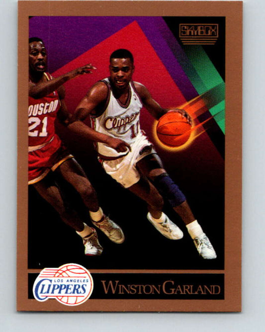 1990-91 SkyBox #125 Winston Garland Mint Los Angeles Clippers  Image 1
