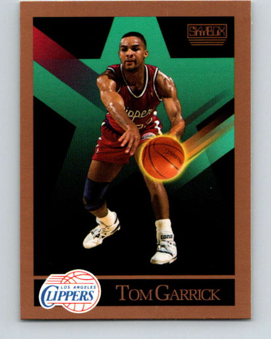 1990-91 SkyBox #126 Tom Garrick Mint Los Angeles Clippers  Image 1