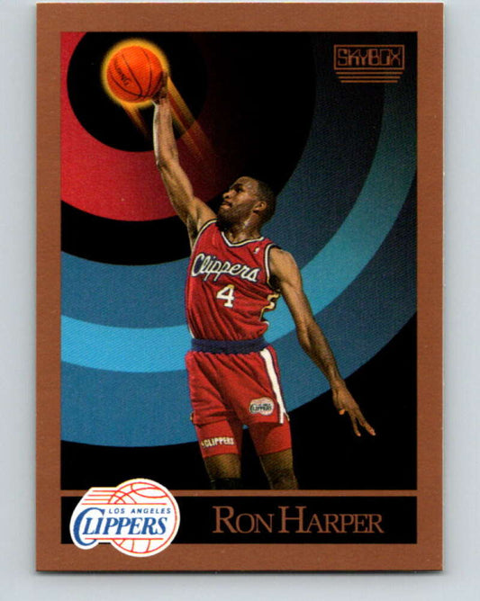 1990-91 SkyBox #128 Ron Harper Mint Los Angeles Clippers  Image 1