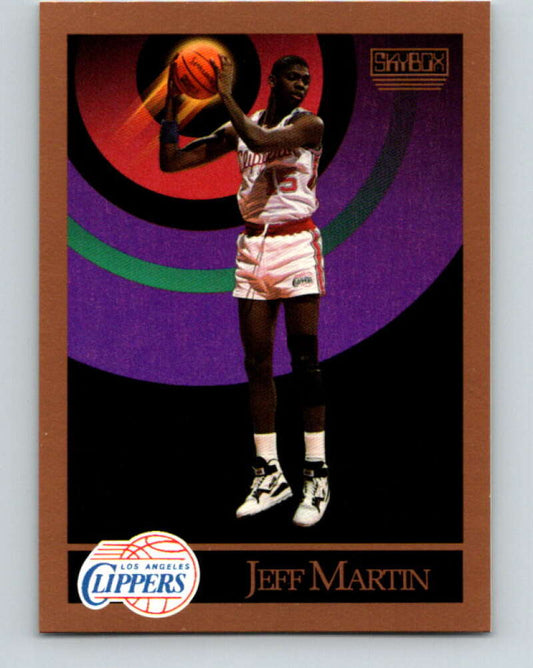1990-91 SkyBox #130 Jeff Martin Mint Los Angeles Clippers  Image 1