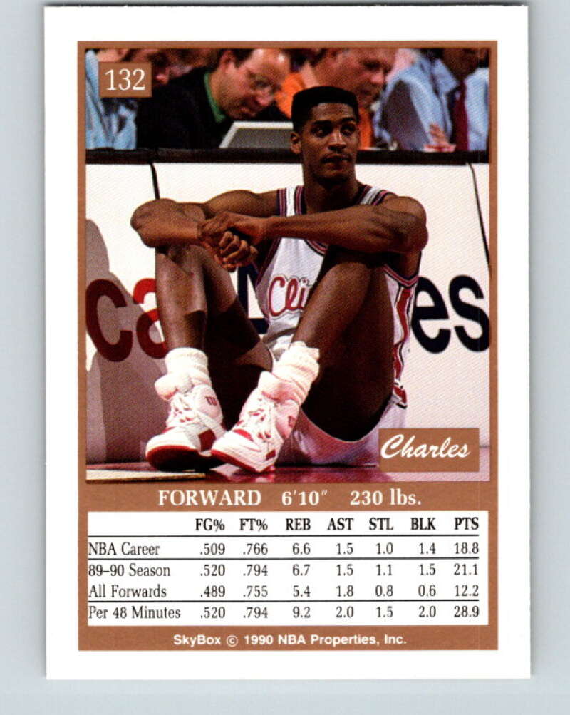 1990-91 SkyBox #132 Charles Smith Mint Los Angeles Clippers  Image 2