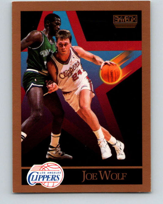 1990-91 SkyBox #133 Joe Wolf Mint SP Los Angeles Clippers  Image 1