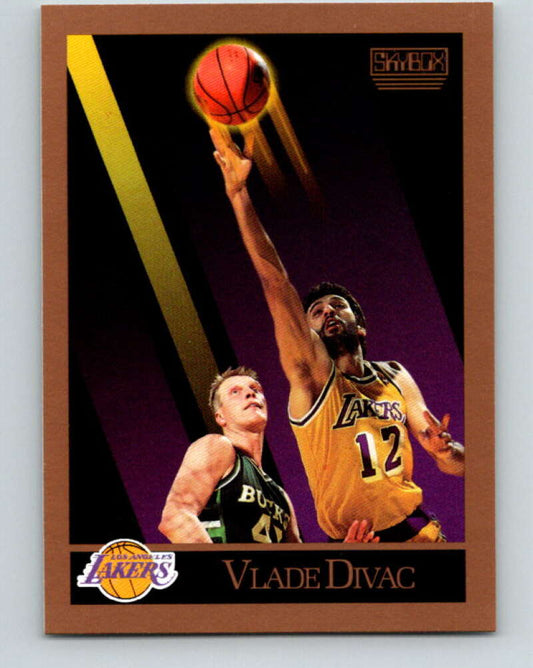 1990-91 SkyBox #135 Vlade Divac Mint RC Rookie Los Angeles Lakers  Image 1